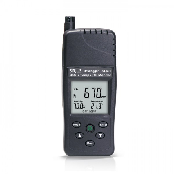 TENMARS ST-501 Indoor CO2 / Temperature / Humidity Monitor